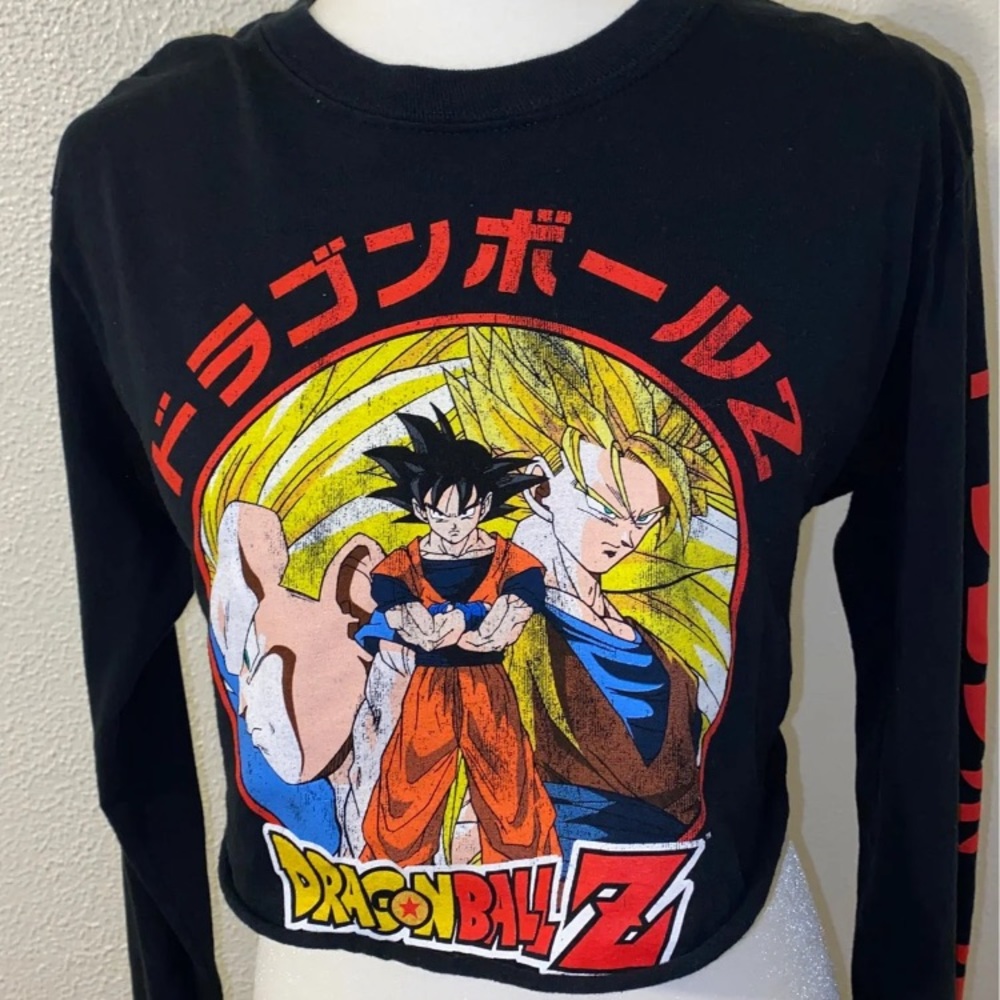 Dragon Ball Z graphic crop top
